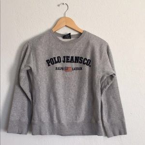 Gray sweatshirt